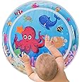 ECVV Tummy Time Water Mat for Baby, Kids Inflatable Water Play Mat for Infant/Toddlers, Baby Water Pad Sensory Toy for Early Development Activities