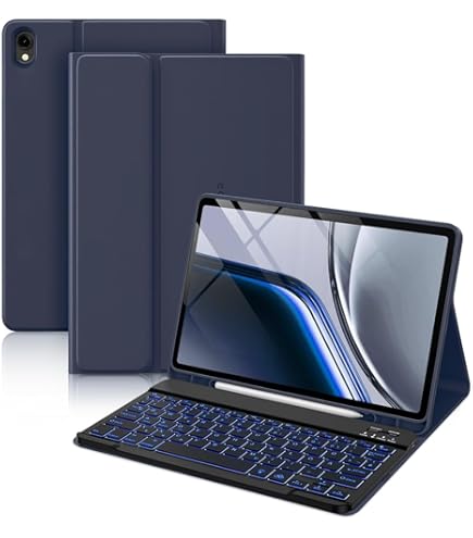 UC-Express Tablethoes Compatibel Met Xiaomi Mi Pad 5 / Pro 11 Inch Toetsenbord Beschermhoes Bluetooth Case Cover 360 Draaibaar Toetsenbord Kleur Groen