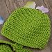 Tinksky Newborn Photography Baby Infant Newborn Handmade Crochet Beanie Hat Crochet Baby Photo Props (Green)