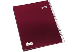 DOT'S HOMESTYLE PRETZELS dots 44198-01 Dots Pultordner 1-12 rot