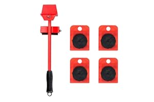 GOUSHY Professionale Ruote per Mobili, Rotelle per Spostare Mobili, Trasloco Sollevatore, Spostare Mobili Pesanti,Rullo per elettrodomestici Adatto a divani, divani e frigoriferi, altezza regolabile