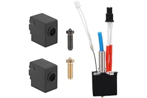 BTFO Zestaw Hotend do Kobra 2 Neo Pro Plus Max, Głowica Drukująca Ekstruder 1szt Akcesorium Hotend 2szt Osłonami Silikonowymi 2szt Utwardzanymi Dyszami Stali Miedzi