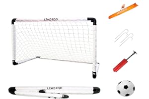‎LZHDZQD LZHDZQD Fußballtor, Kinder Fussballtor 60x45cm/ 90x60cm/ 115x80cm Fussballtore für Garten Kinder, Fußball Spielzeug Indoor/Outdoor/Garten