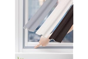 WMLBK Uszczelka do okien, przeciągów, samoprzylepna, uszczelka okienna, drzwi, pianka, izolacja akustyczna, wiatroszczelna, pyłoszczelna (brązowa, 10 m)