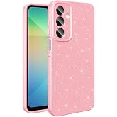 Spia Samsung Galaxy A16 ile Uyumlu Kılıf Pembe Fujimum Simli Kapak (Samsung Galaxy A16 ile Uyumlu, Pembe)