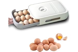 BEHONE Porta Uova Grande,Scatola Porta Uova,Scatola Per Uova In Plastica,Contenitori per Uova da Frigorifero,Può Contenere 18-20 Uova, Resistente Alla Polvere e All'umidità,Per Frigoriferi, Cucine, Picnic
