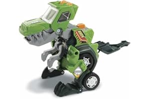 VTech - Switch & Go Dinos, Dinosaure Sonore Drex, Le Super T-Rex, Jouet 2 en 1 Transformable en 4x4, Cadeau Enfant Dès 4 Ans - Contenu en Français