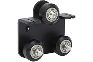 FDIT Piastra di supporto posteriore per estrusore per stampante 3D con puleggia per Ender 3, Ender 3 Pro, CR-10, CR-10S, parte di ricambio della piastra posteriore per estrusione