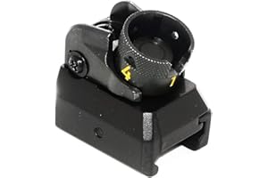 AIRSOFT WEBSITE Airsoft Gear Parts Accessories BELL D-BOYS HK416 Fixed Combat Rear Sight Black