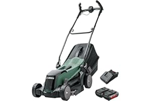 Bosch Home and Garden Akku Rasenmäher EasyRotak 36-550 (36 V, 2x Akku 2,0 Ah, Schnittbreite: 37 cm, Rasenflächen bis 550 m2, im Karton)