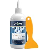 UNIDSC Tiles Gap Filler 280g | Tile Grout Repair Paste for Floor & Wall | Crack Resistant, Waterproof & Long Lasting | Easy Apply Nozzle Bottle | For Bathroom, Kitchen & Floor Tile Joints (280g): 