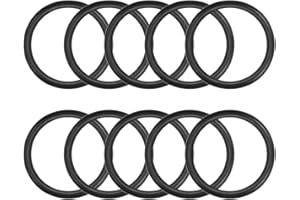 sourcing map Nitrilo Caucho Tóricas Juntas 34mm OD 27mm ID 3,5mm Ancho, Métrico Nitrilo Caucho Sellado Empaquetadura, Paquete de 10