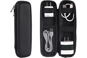 ASYKNM Housse pour Apple Pencil (1ère et 2ème génération), néoprène Doux à Zip, Compatible avec stylos Samsung et Surface, imprimé marbre Nuageux.