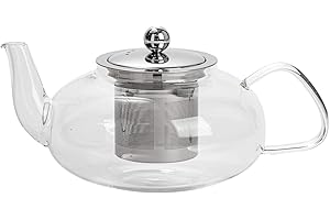 Argon Tableware Oval Glasinfuser Teekanne - 800ml