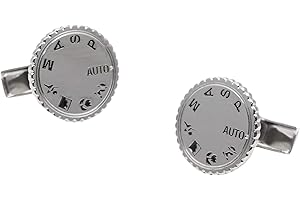 FUNKY CUFFLINKS~COM Camera DSLR Dial Cufflinks