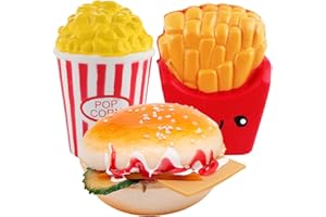 GEEKEO 3Pcs Squishies, Kawaii Antistress Squishy, Slow Rising Squishy Toys Regalo per Bambini Giocattolo Antistress per Ragazze Ragazzi