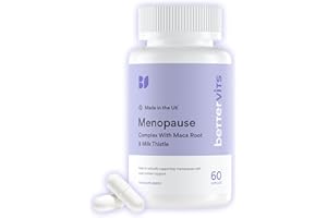 Bettervits Menopause Complex | 13-IN-1 | 360° Support | Hot Flashes | Night Sweats | Mood Swings & More | with Maca Root, Sage, Magnesium & 9 Other Ingredients.
