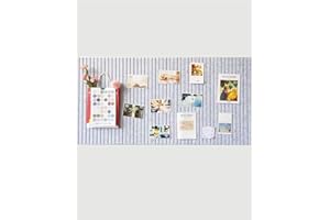 Rokeblau Tablón de anuncios decorativo de fieltro, 60 x 40 cm, tamaño pequeño, 0,9 cm de grosor, plegable con cinta autoadhesiva, para pared, escuela, hogar, oficina, color gris