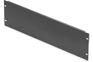 Digitus DN19BPN04SW Pannello Cieco per Chiusura Spazi Vuoti in Armadi, Rack 19", Viti Incluse, 4 Pezzi