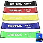 GRIFEMA GA5001 Gomas Elásticas Musculación 5 Niveles – Yoga, Pilates