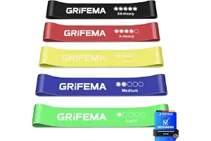 GRIFEMA GA5001 Gomas Elásticas Musculación 5 Niveles – Yoga, Pilates