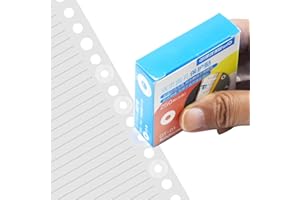 KARJIAJA 250Pack Verstärkungsringe Lochverstärker Selbstklebend Hole Reinforcement Rings Lochstanze Verstärkungs Aufkleber Etiketten Reißfest Plastikkreise Lochschutz für Lose Blätter, Weiß