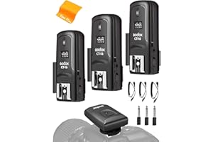 Godox CT-16 Godox Trigger Kabelloser Blitzauslöser, Godox Trigger Kompatibel mit Canon Nikon Sony Pentax DSLR-Kamera (1 x Sender + 3 x Empfänger)