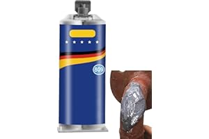 Liquid Metal Welding Filler, AB Magic Metal Cast Iron Repair Paste Set, Industrial Heat Cold Weld Metal Repair Paste With Scraper, Miracle Welding Glue For Ceramic, 100g Fulenyi