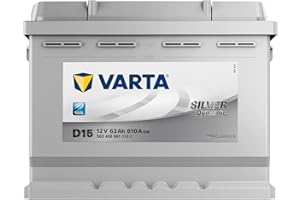 Varta Silver Dynamic D15 Batterie Voitures, 12 V 63Ah 610 Amps (En)