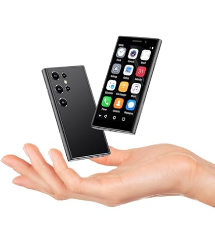 Hipipooo Mini Smartphone débloqué 4G téléphone Portable 3,0 Pouces, Double SIM, Batterie 2600