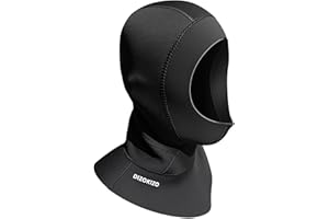 PAWHITS Cagoule néoprène Thermique de Combinaison Cagoule de plongée intégrale imperméable 3mm pour plongée sous-Marine Natation Surf Snorkeling pour Femme Homme