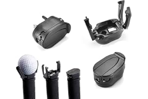 DFsucces Golf Ball Pick Up Tool,Golf Ball Retrievers,Golf Ball Pick Up Retriever Grabber,Mini Foldable Plastic Claw Grabber Sucker Golf Accessories for Putter Grip(3 Pcs)