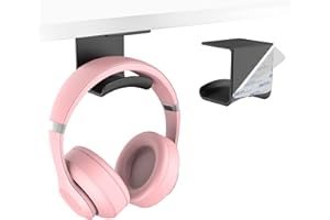 ‎COZYCASE Cozycase Uchwyt na słuchawki-mocny klej uchwyt na słuchawki do większości zestawów słuchawkowych do gier, uchwyt na słuchawki do gier na biurko, ściany, szkło, metal