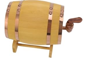 FOLOSAFENAR Tonneau à vin en Bois, tonneau à Whisky de 1, 5 L, Fabrication exquise pour l'alcool pour Les spiritueux