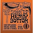 Ernie Ball Skinny Top Heavy Bottom Electric Guitar Strings 10-52 - includes 6 free plectrums