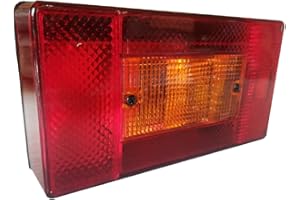 ASPÖCK Piloto trasero izquierdo Ind/Com AJBA para remolques. Medidas: 100x190cm. Funciones: posición, freno, intermitente, matrícula y antiniebla