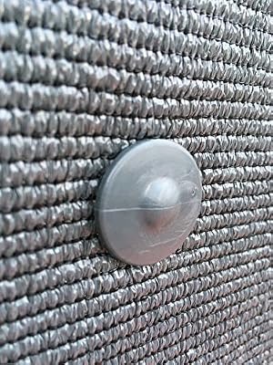 edenvista Fixation brise vue GRIPNET traités anti-UV pour panneaux grillagés (diamètre tige 5mm) X30 (gris anthracite)