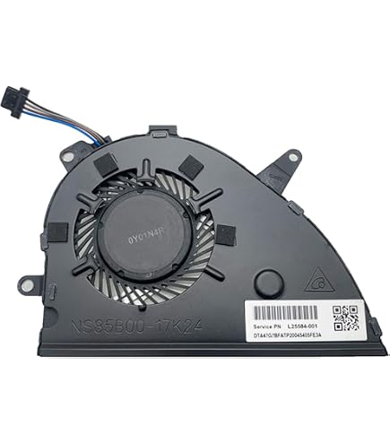 Ventilateur CPU + GPU De Rechange Ultra Silencieux Pour HP Envy X360 15-ds, 15-dr, 15m-ds – Compatible TPN-W142, TPN-W143, L53542-001, L53541-001 – 5V