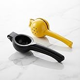 AmberHaus Pratik Metal Limon Sıkacağı | Ergonomik Narenciye Sıkacağı (Siyah)