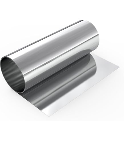 Plaque Acier Inoxydable 304 - 0,3 Mm X 100 Mm X 1000 Mm - Feuille Mince Pour Bricolage, Soudure