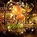 Produktbild Lichterkette Kupferdraht, Sunix LED Lichterkette, 11 Meter 110 LED Sternklar Lichterketten Warmweiß Dimmbar Beleuchtung Dekoration mit Fernbedienung für Weihnachten