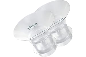 MOMMED Sacaleches Accesorios, insertos de brida de 19mm para insertos de brida/protector de silicona de 24mm, insertos de brida de 19mm para reducir el túnel del pezón de 24 mm a 19mm