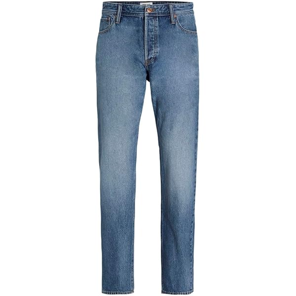 JACK & JONES Junior Jeans Jjichris Jjoriginal Sq 853 Noos – Vita Alta E Vestibilità Ampia (Lavato)