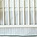 Auggie Painted Stripe Ocean Crib Skirt, Blue by Auggie