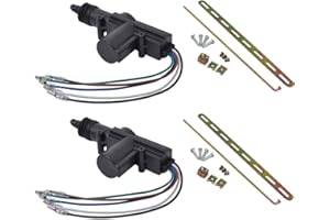 CARVIYA 2 Paket 2 Stücke Universal Auto Heavy Duty Power Türschloss Aktuator Motor Professionelle 5 Drähte DC 12 V Auto Zentralverriegelung Motor