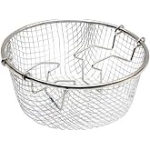 EveFix Hareketli &Ccedil;ift Kulplu Cips Kızartma Teli Patates Kızartma 20 Cm