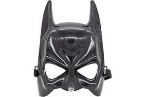 FARTONI Supereroe, maschera per adulti, super eroe, maschera per pipistrello, per bambini e adulti, ideale per carnevale, Halloween, feste in costume e feste a tema, comoda e di alta qualità