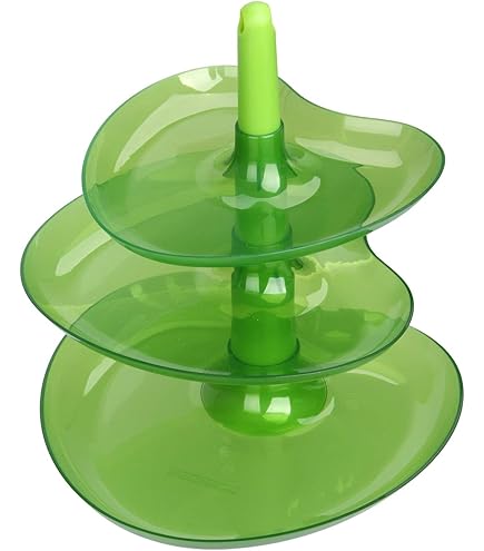 Koziol BABELL L Etagere 3-teilig - Servierständer Aus Biozirkulärem Kunststoff