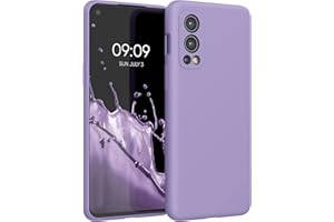 kwmobile Carcasa Compatible con OnePlus Nord 2 5G Funda - Case TPU y Silicona antigolpes - Apto Carga inalámbrica - Lavanda