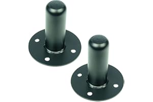 AH STANDS 2 Stück Adam Hall SM 700 Boxenflansch Einbauflansch 36 mm schwarz